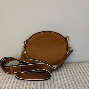 Marc Jacobs Brown Crossbody Bag with Black Strap